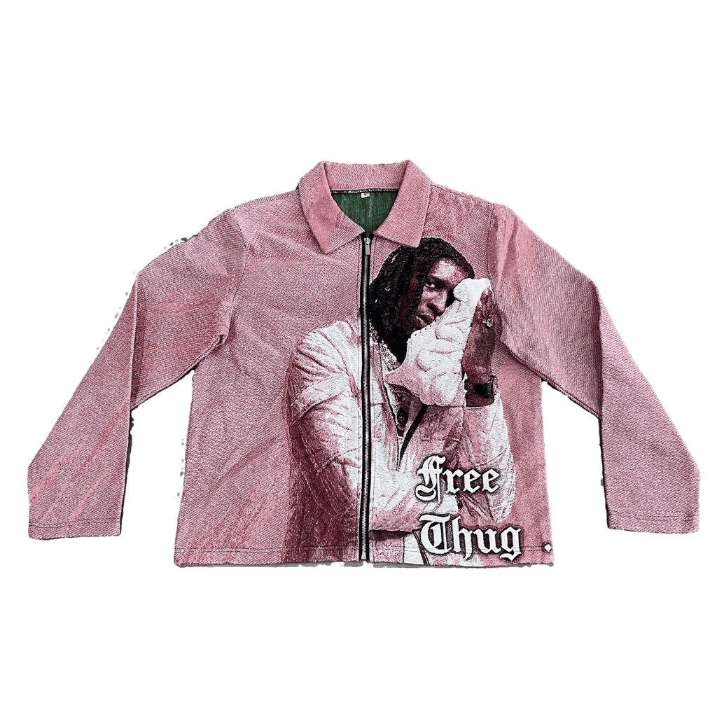 PINK YSL TAPESTRY JACKET