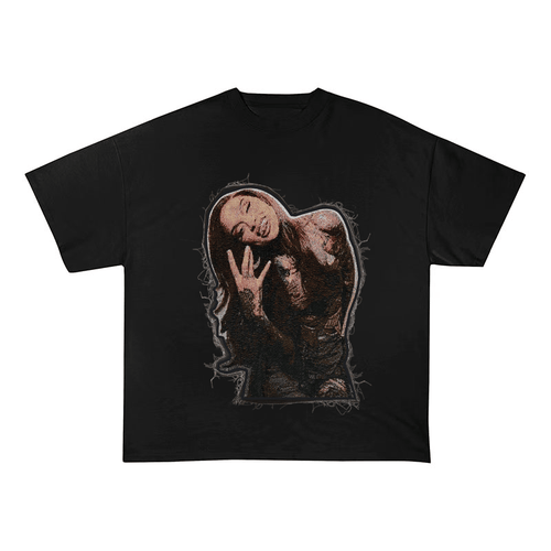 ARIANA GRANDE VINTAGE POSE HEAVYWEIGHT PATCH TEE-51313