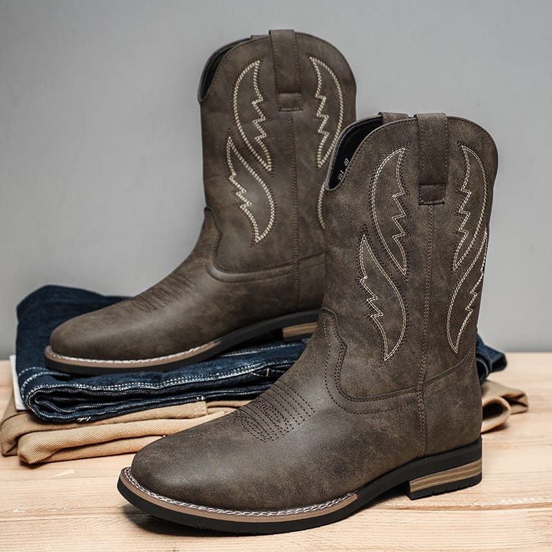 Ariat Men's Hybrid VentTEK Distressed Western Performance Boots-6005