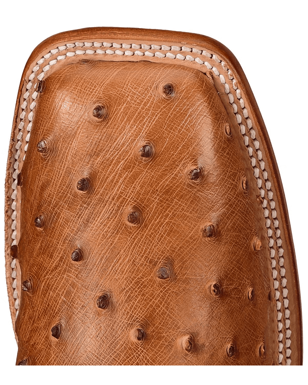 Men's Full Quill Ostrich Western Boots-6004