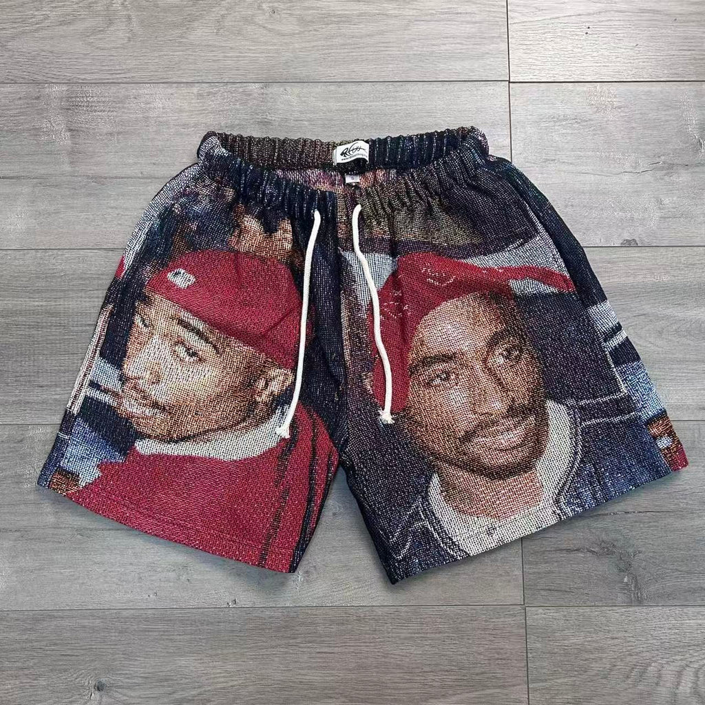 2PAC V5 TAPESTRY SHORTS