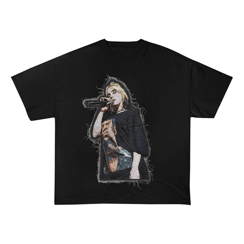 BILLIE EILISH LIVE PERFORMANCE HEAVYWEIGHT PATCH TEE-51327
