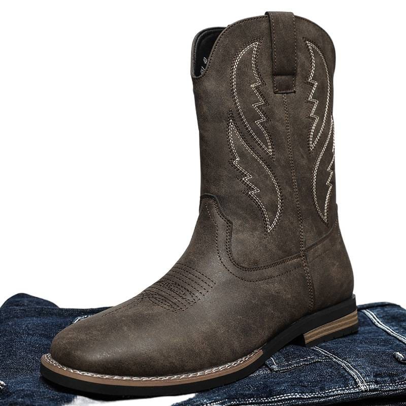 Ariat Men's Hybrid VentTEK Distressed Western Performance Boots-6005