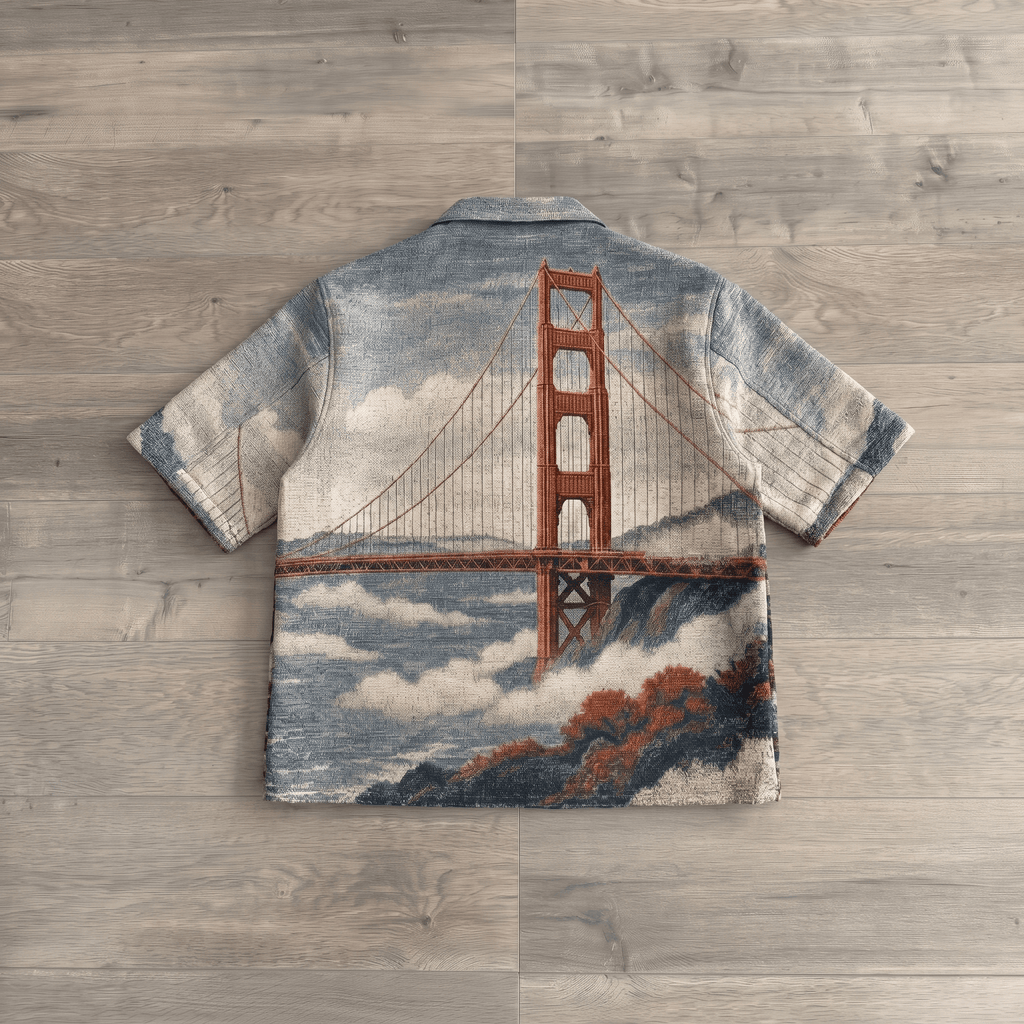 GG BRIDGE TAPESTRY TEE