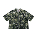 GREEN SKULL TAPESTRY TEE