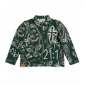 RETRO TIE DYE CROS GREEN JACKET