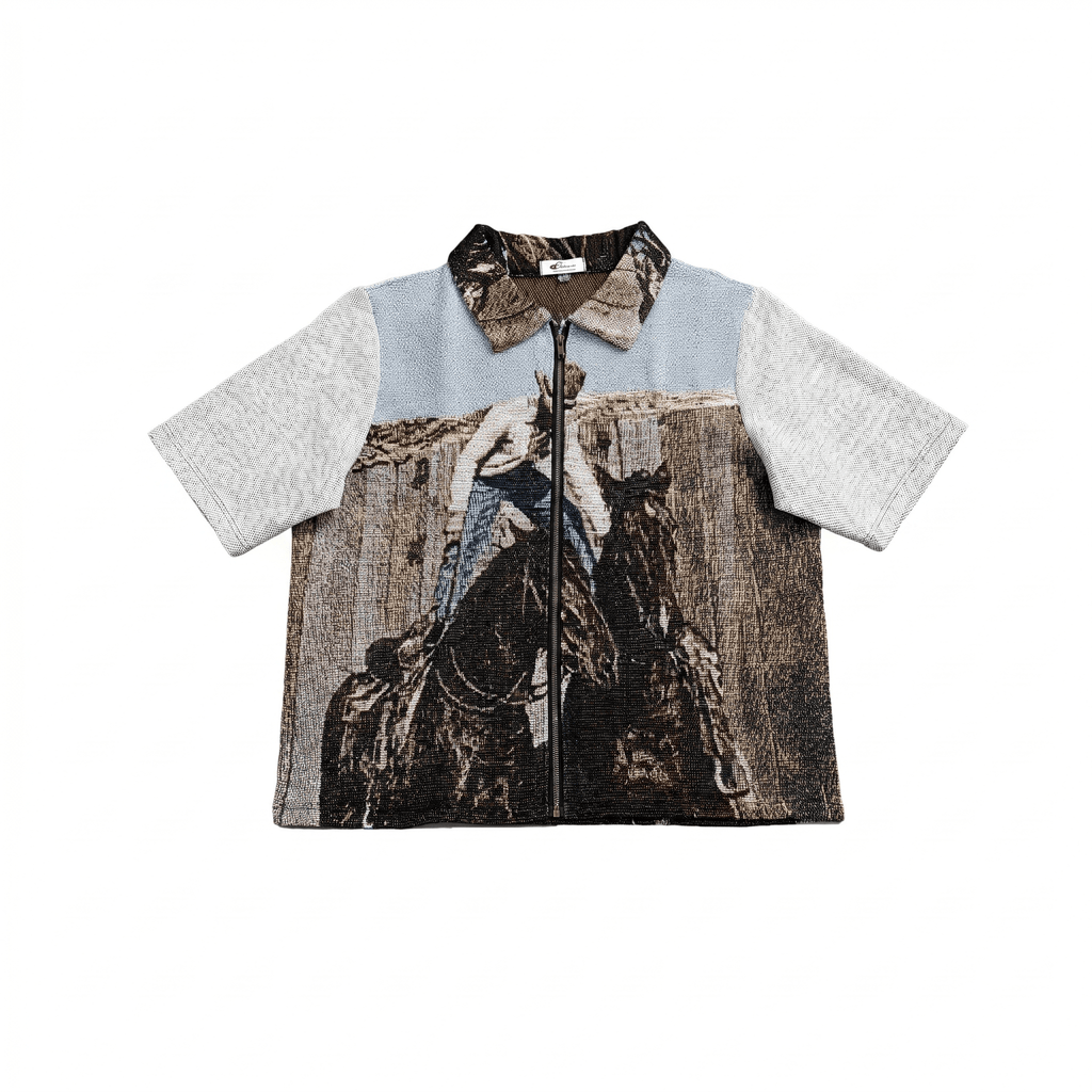 COWBOY TAPESTRY TEE