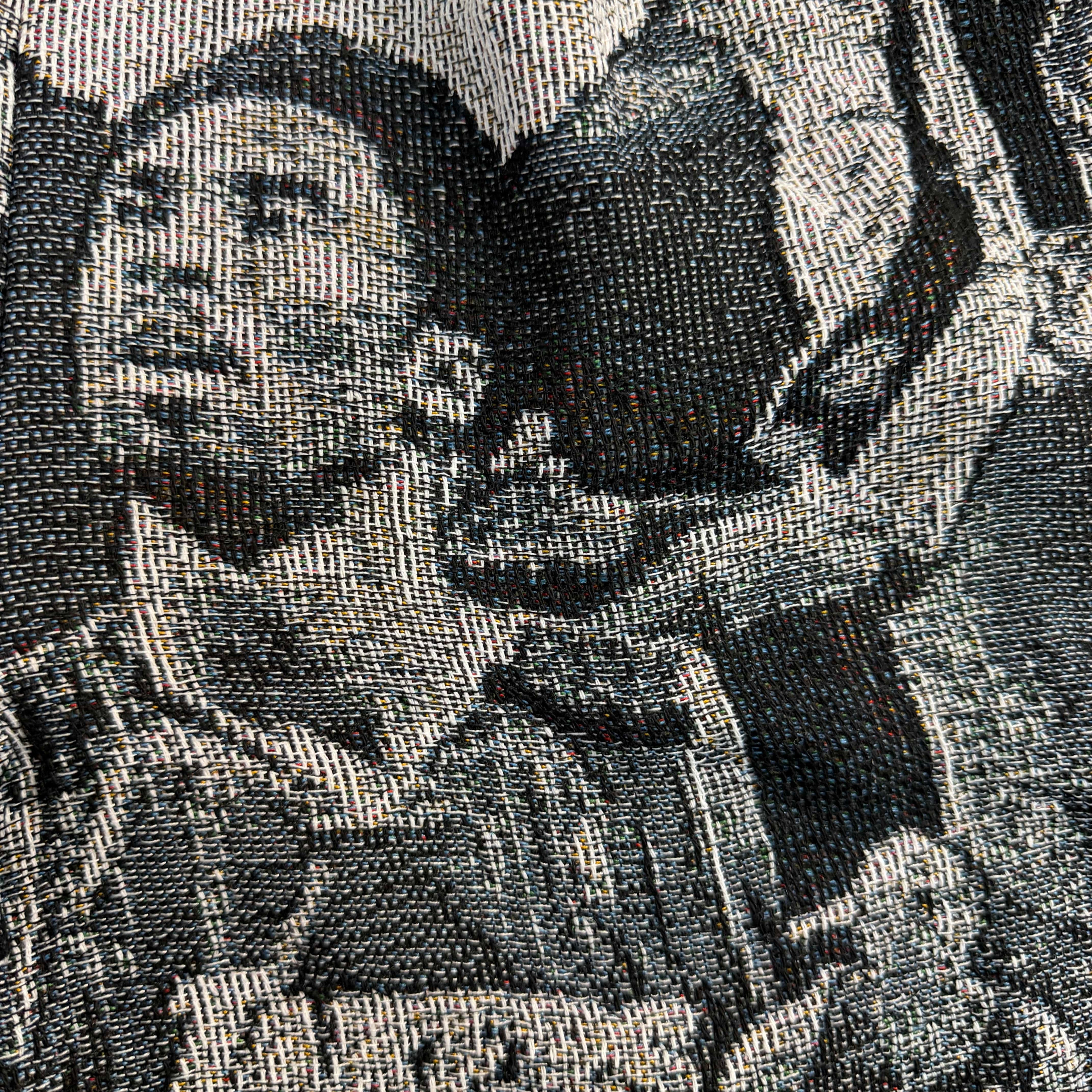 WHITE BLACK MAMBA TAPESTRY SHORTS