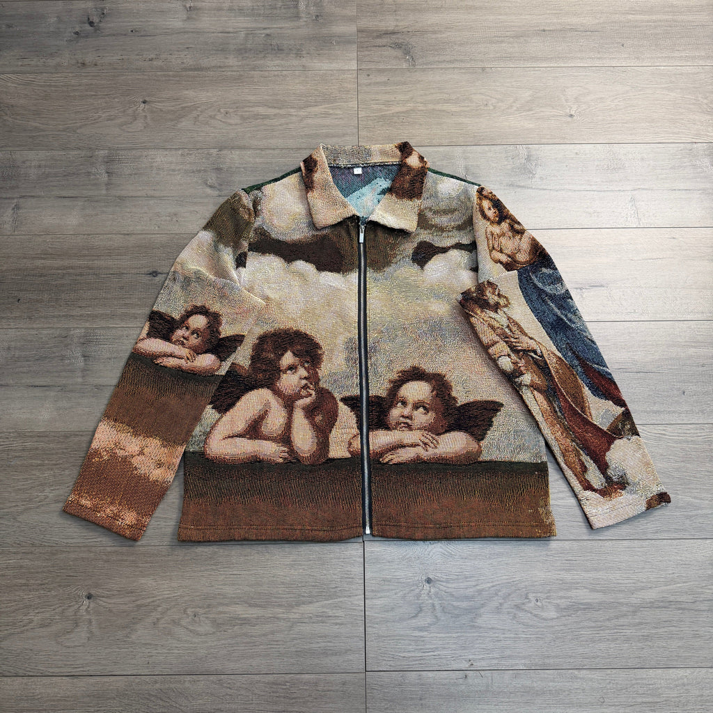 TWO ANGELS TAPESTRY JACKET