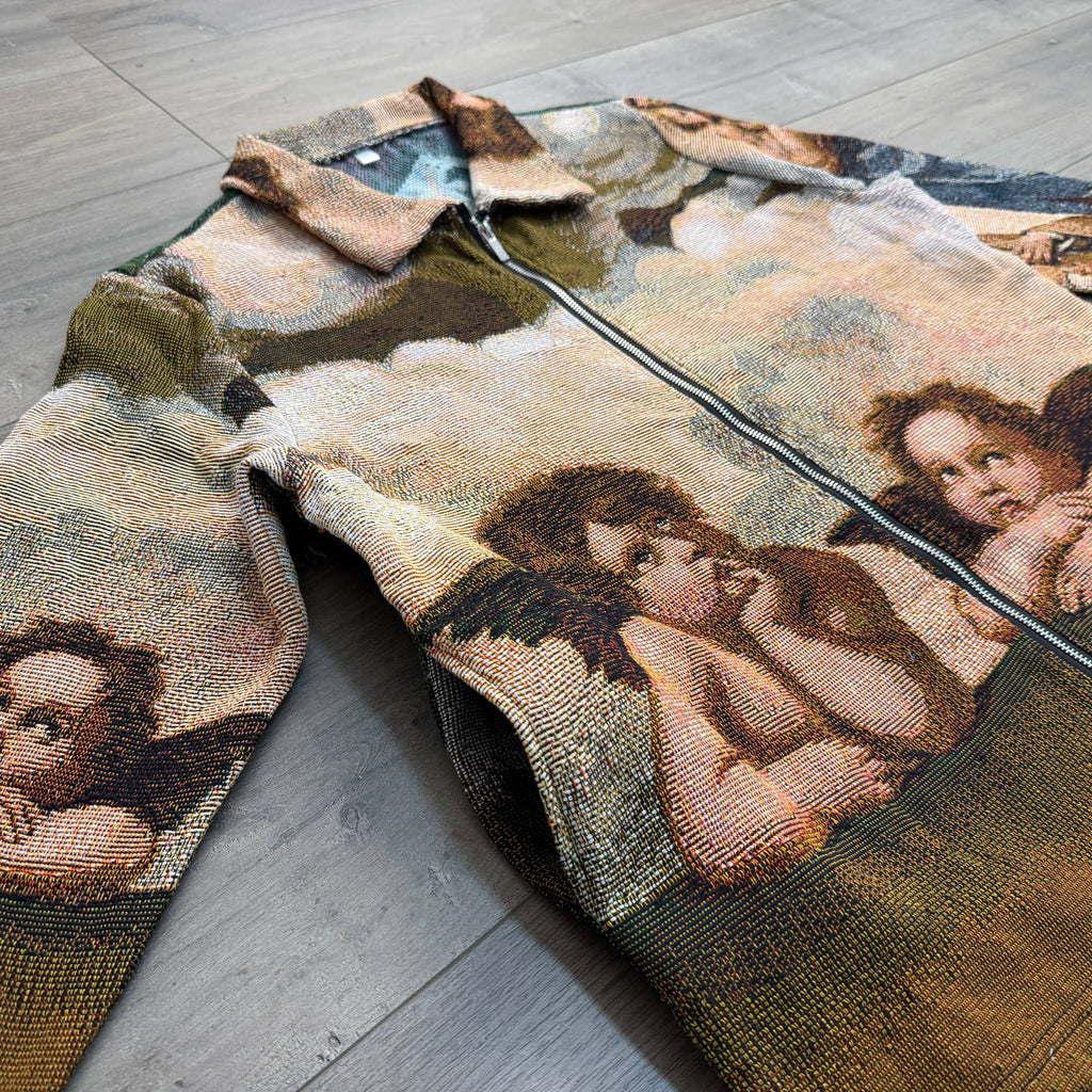 TWO ANGELS TAPESTRY JACKET