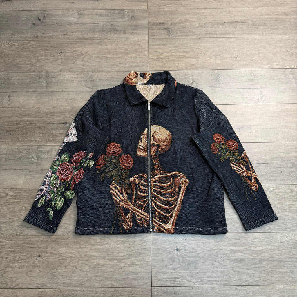 ROSE SKULL TAPESTRY JACKET