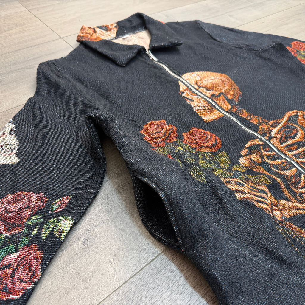 ROSE SKULL TAPESTRY JACKET