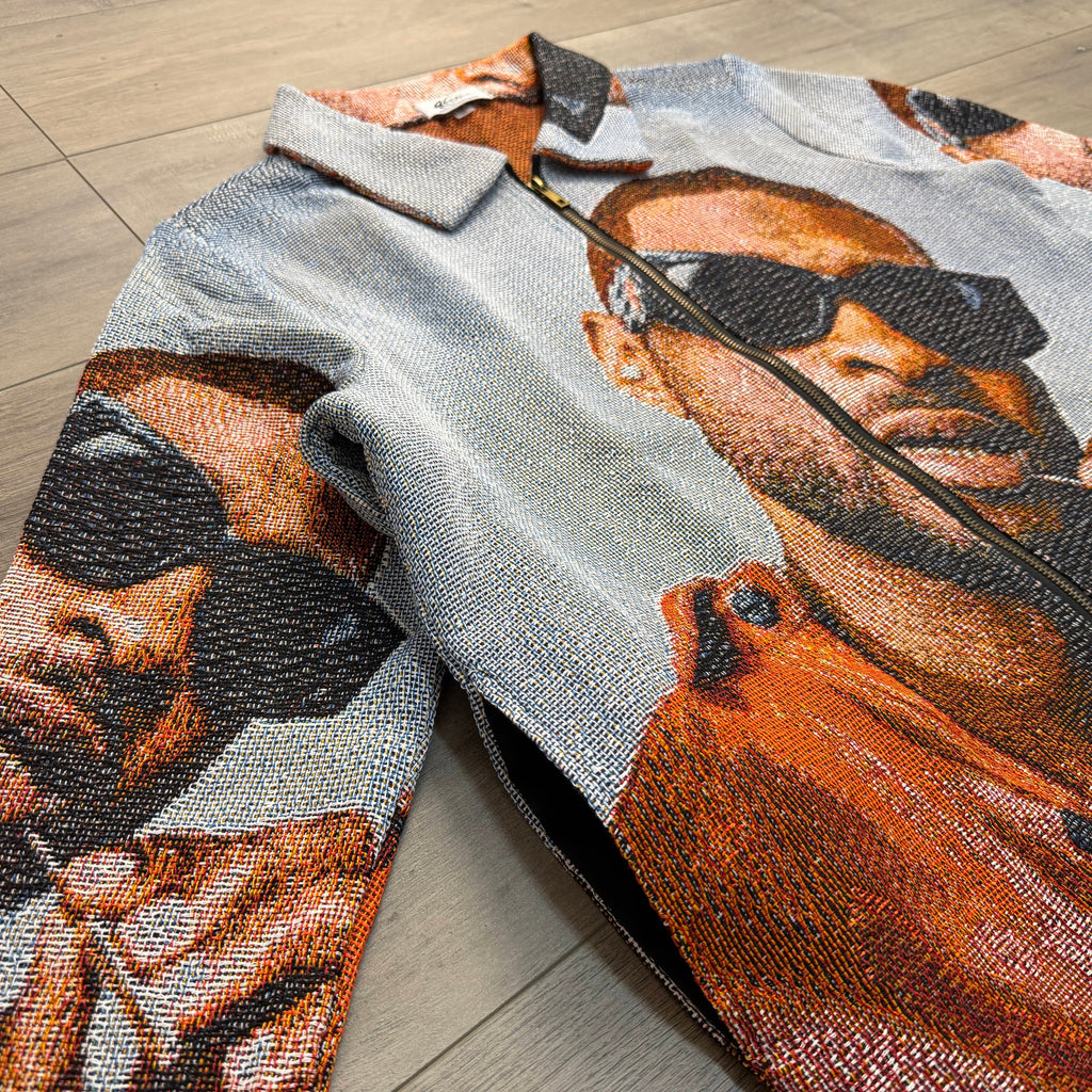 HIP HOP RAPPER TAPESTRY JACKET