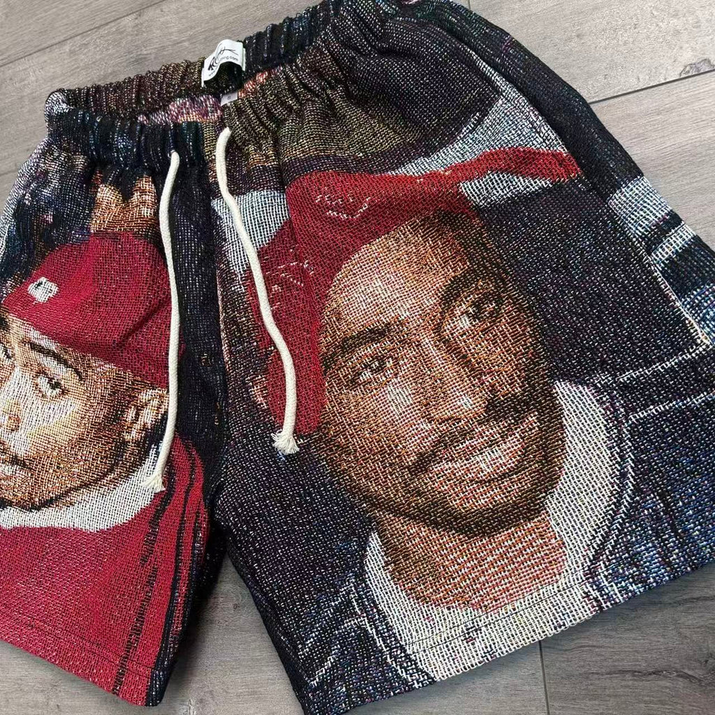 2PAC V5 TAPESTRY SHORTS