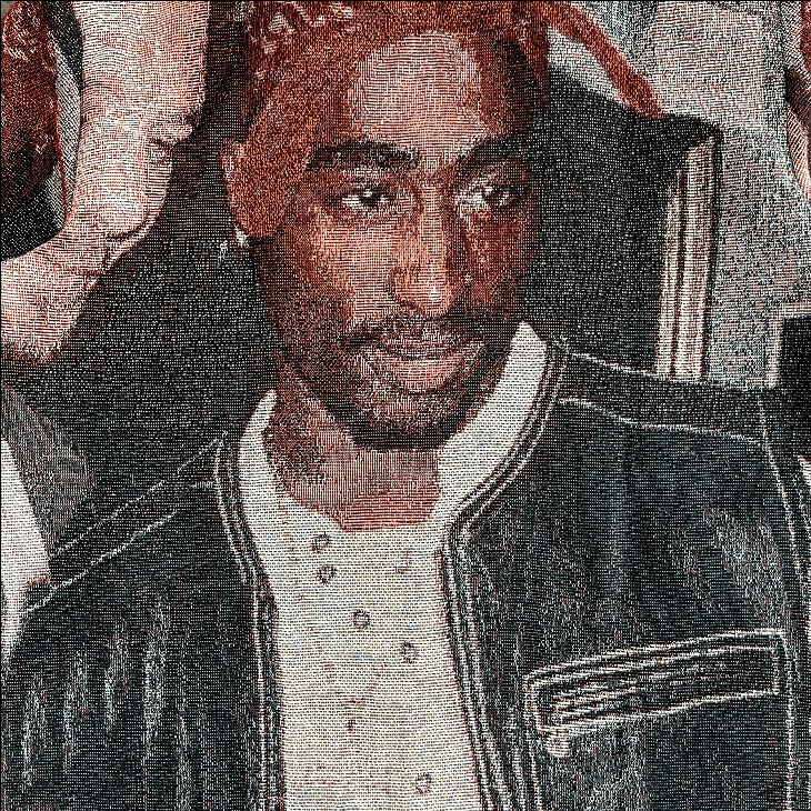 RDMCLOTHINGART tapestry hoodie 2PAC V5 TAPESTRY TEE-98263