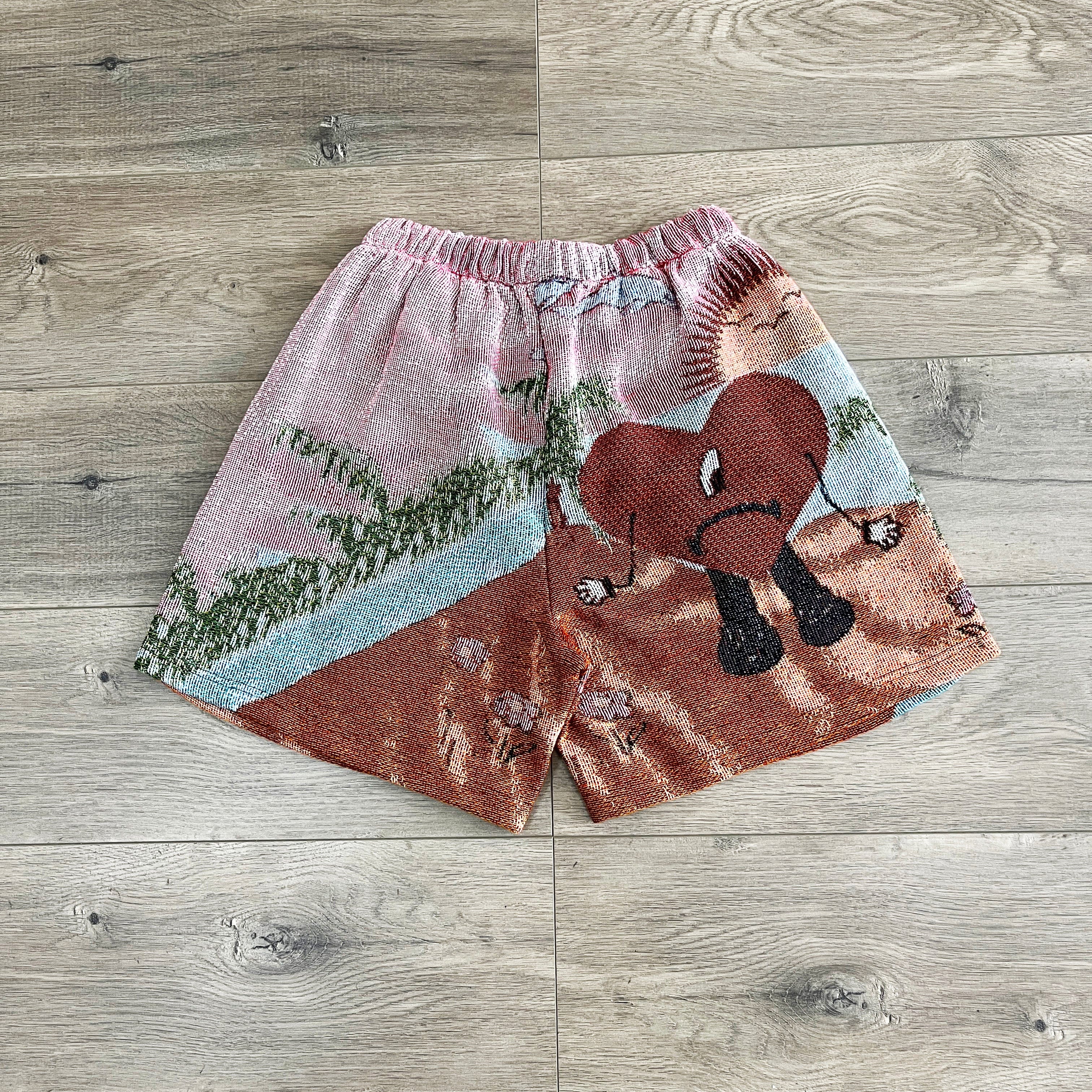 RDMCLOTHINGART tapestry hoodie BAD-BUNNY TAPESTRY SHORTS