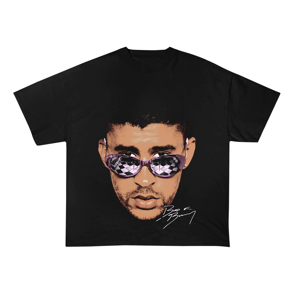 BADBUNNY HEAVY WEIGHT COTTON TEE-8016 - RDMCLOTHINGART