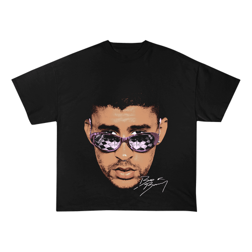BADBUNNY HEAVY WEIGHT COTTON TEE-8016 - RDMCLOTHINGART