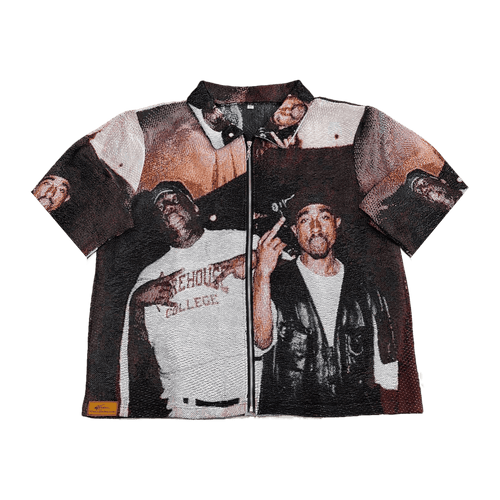 RDMCLOTHINGART tapestry hoodie BIGGIE& PAC  TAPESTRY TEE-6790