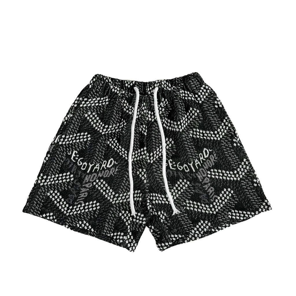 BLACK GY TAPESTRY SHORTS