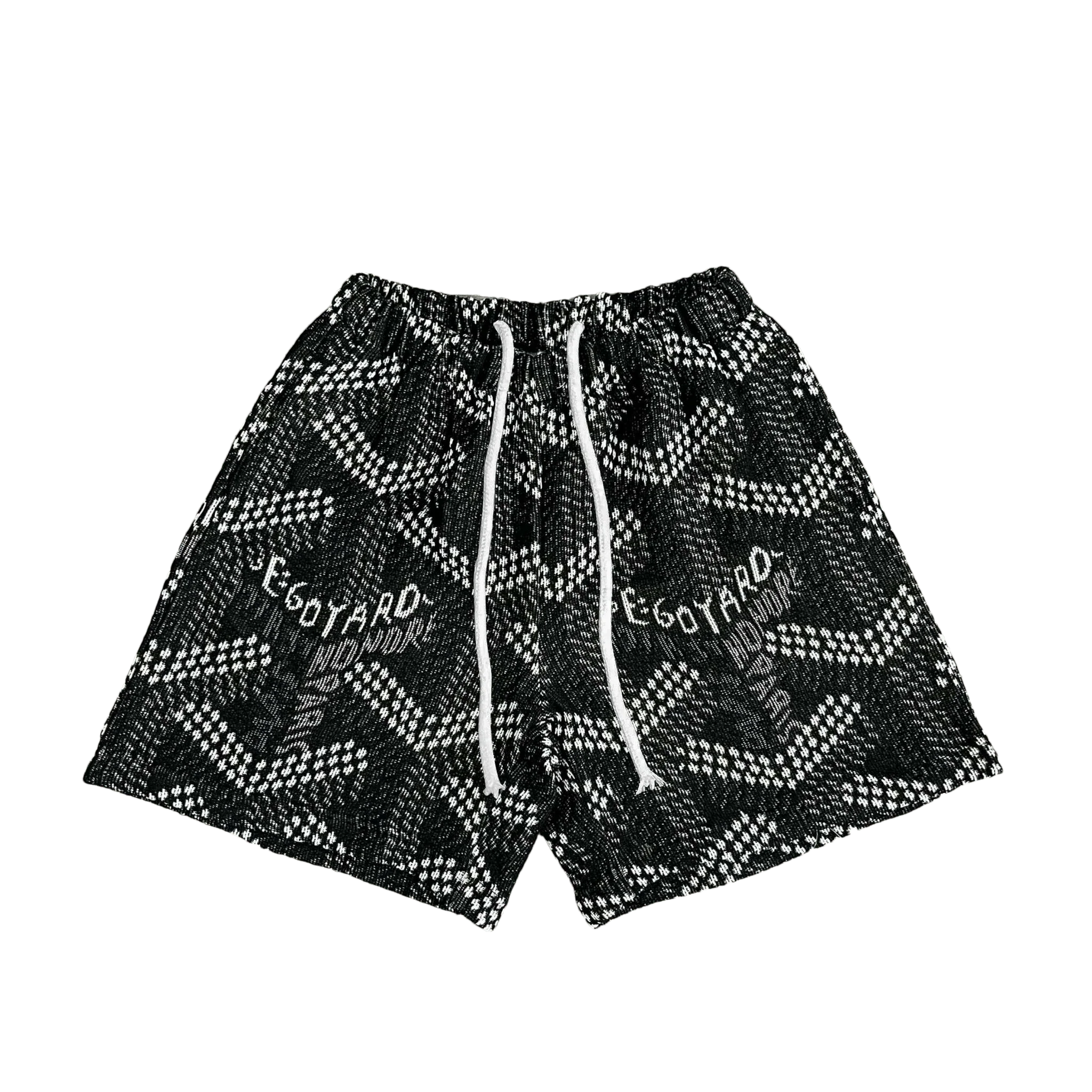 BLACK GY TAPESTRY SHORTS