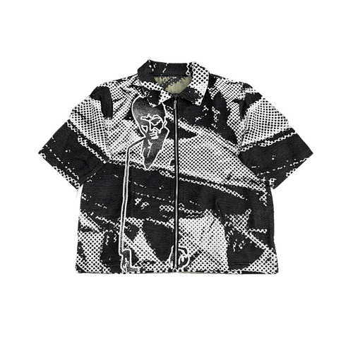 RDMCLOTHINGART tapestry hoodie BLACK SCARFACE TAPESTRY TEE