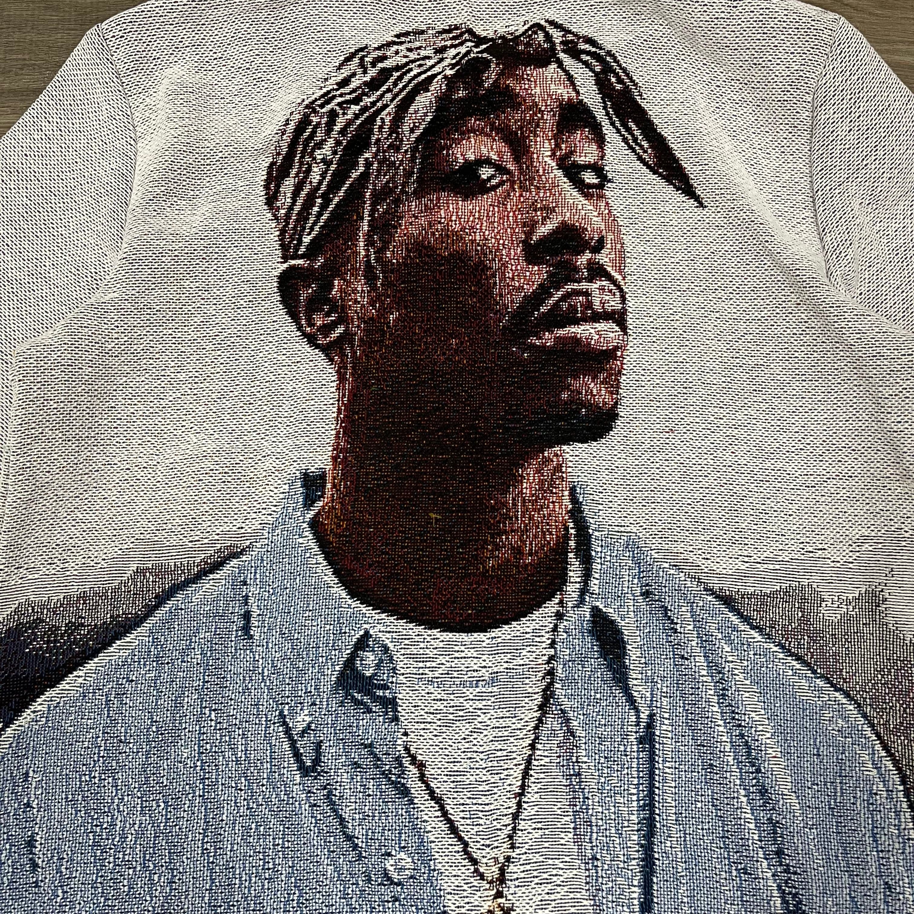 RDMCLOTHINGART tapestry hoodie BLUE 2PAC TAPESTRY JACKET