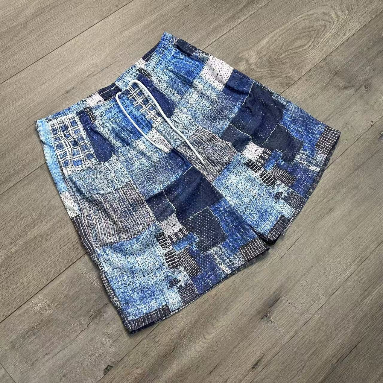 RDMCLOTHINGART tapestry hoodie BLUE BORO-8778