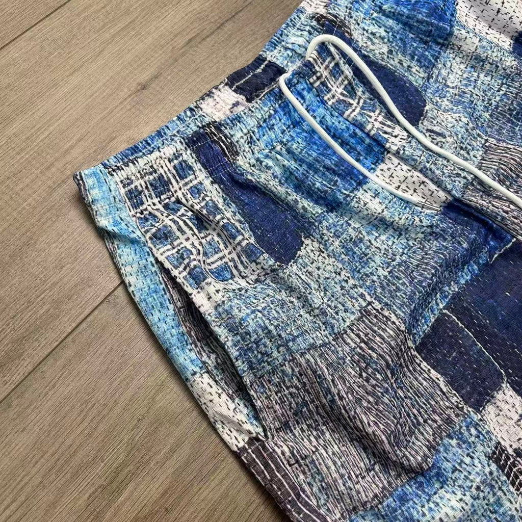 RDMCLOTHINGART tapestry hoodie BLUE BORO-8778