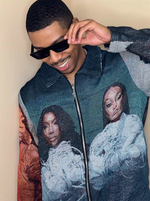 RDMCLOTHINGART tapestry hoodie BRANDY&MONICA TAPESTRY JACKET-98349