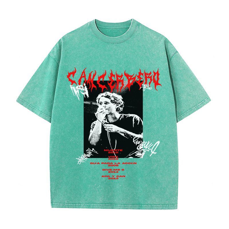 RDMCLOTHINGART tapestry hoodie CANCERBERO HEAVY WEIGHT COTTON TEE-8925