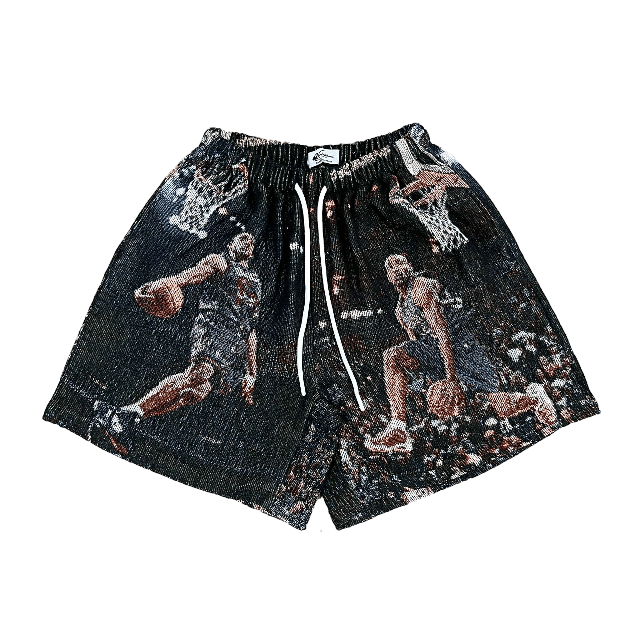 RDMCLOTHINGART tapestry hoodie CARTER TAPESTRY SHORTS