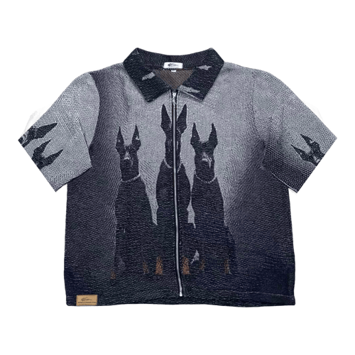 RDMCLOTHINGART tapestry hoodie CERBERUS TAPESTRY TEE-6800