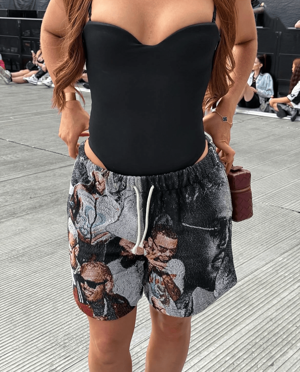 RDMCLOTHINGART tapestry hoodie CHRIS BROWN V2 TAPESTRY SHORTS