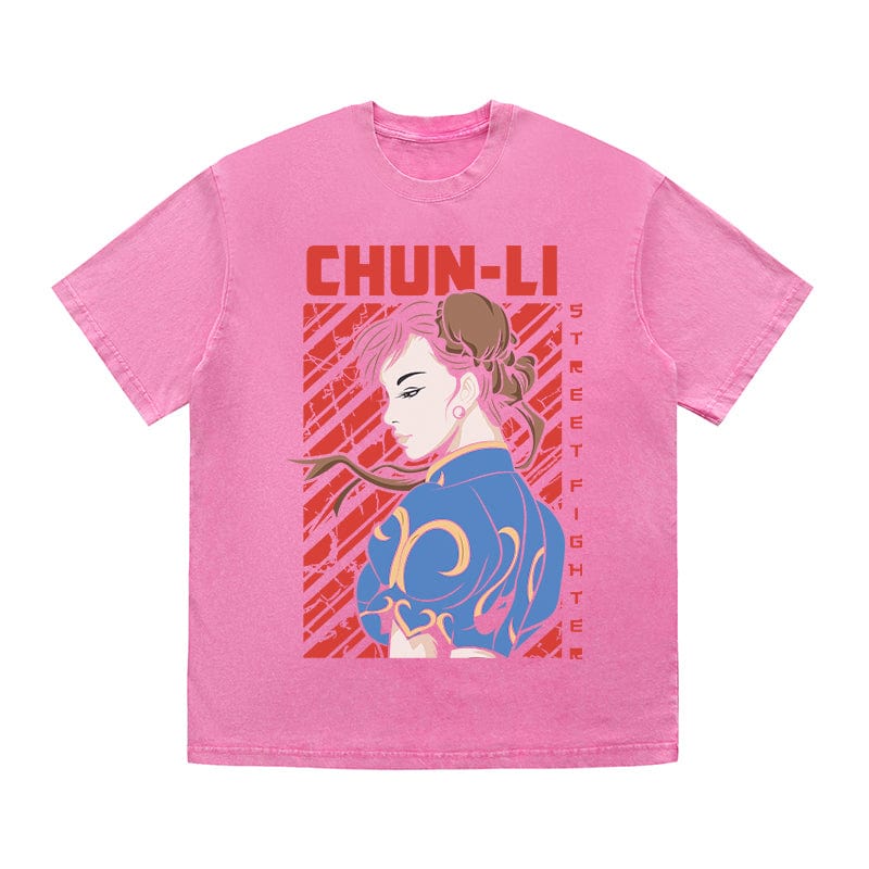 RDMCLOTHINGART tapestry hoodie CHUN-LI HEAVY COTTON TEES-9424