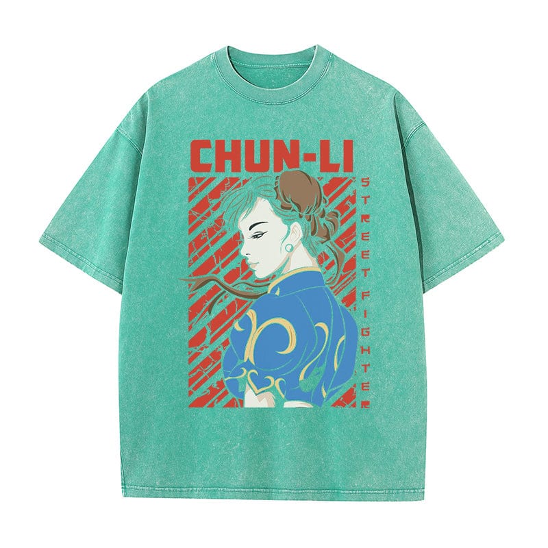 RDMCLOTHINGART tapestry hoodie CHUN-LI HEAVY COTTON TEES-9424