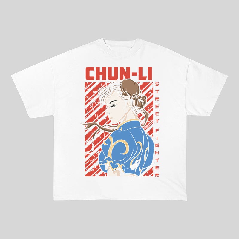 RDMCLOTHINGART tapestry hoodie CHUN-LI HEAVY COTTON TEES-9424