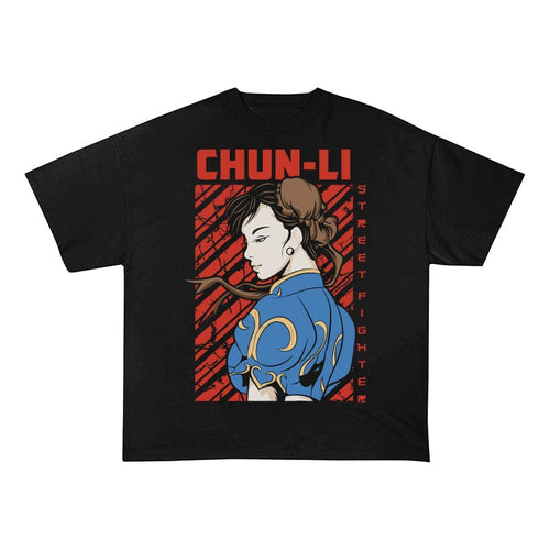 RDMCLOTHINGART tapestry hoodie CHUN-LI HEAVY COTTON TEES-9424