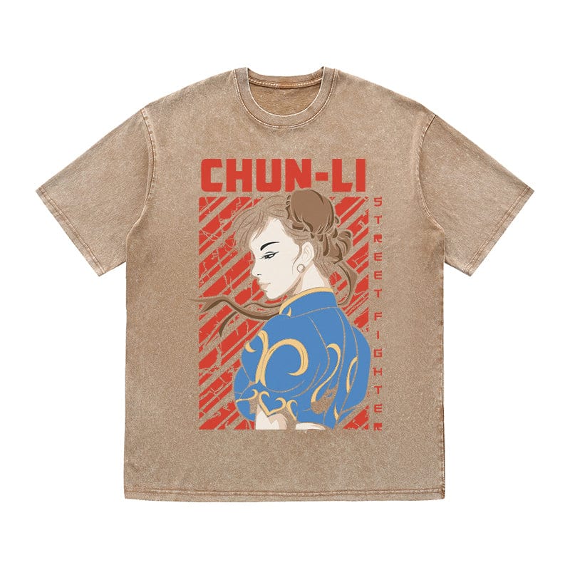 RDMCLOTHINGART tapestry hoodie CHUN-LI HEAVY COTTON TEES-9424