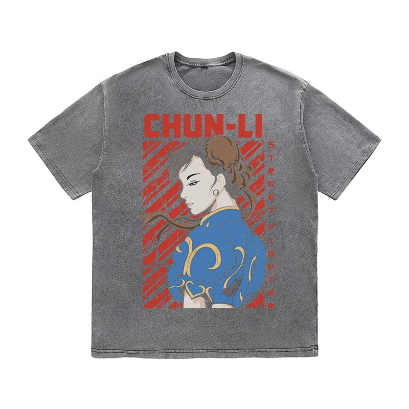 RDMCLOTHINGART tapestry hoodie CHUN-LI HEAVY COTTON TEES-9424