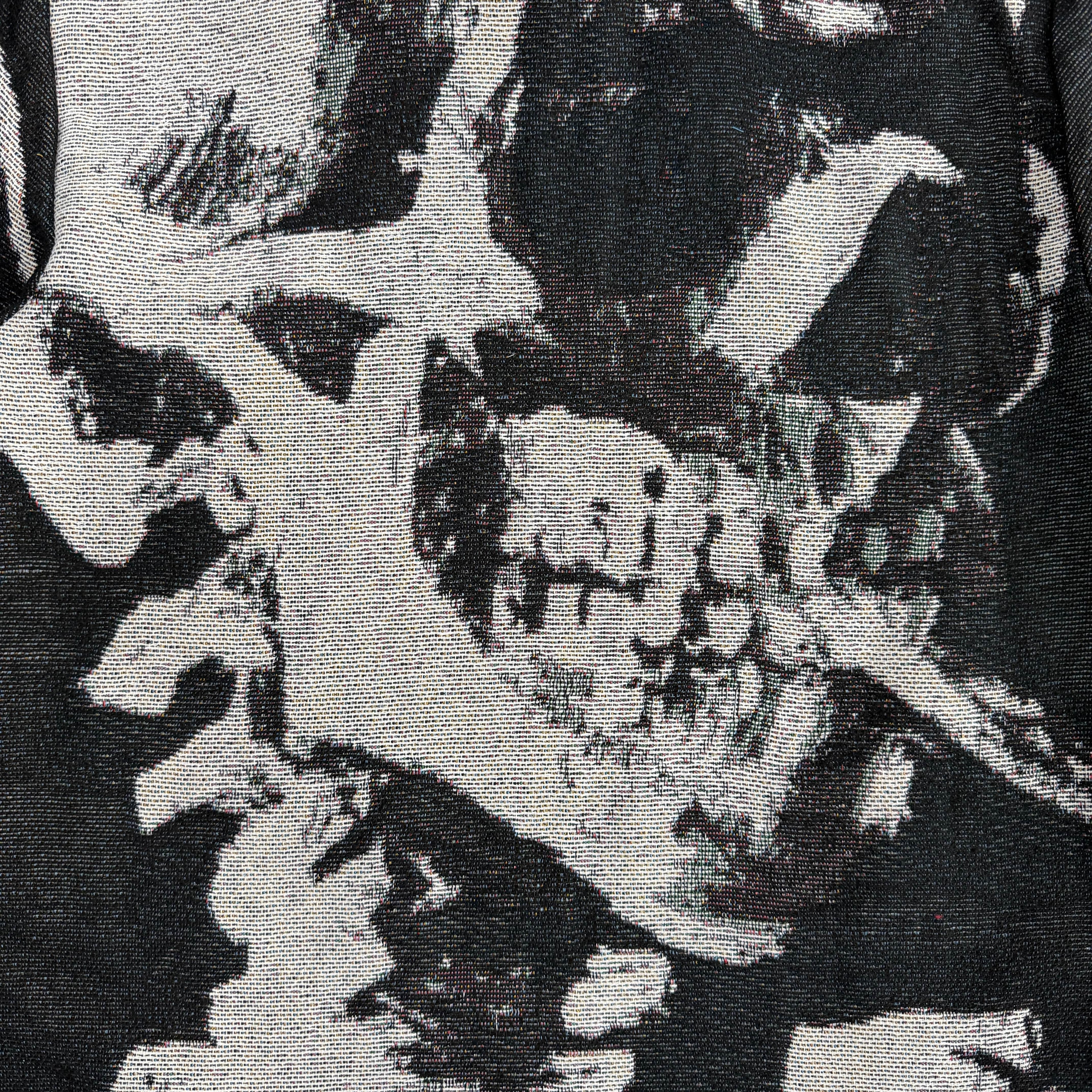 RDMCLOTHINGART tapestry hoodie CIGARETTE SKULL TAPESTRY JACKET