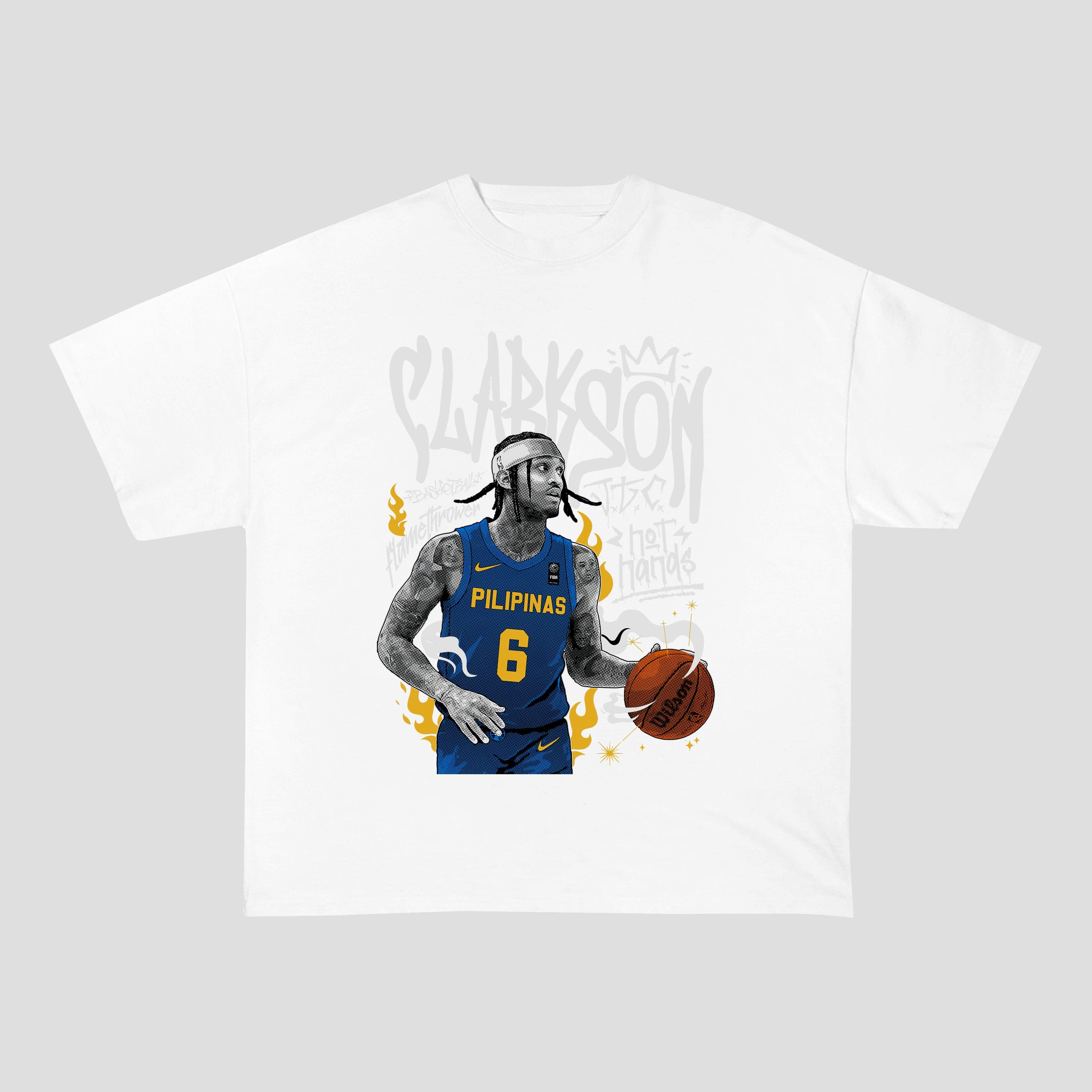 CLARKSON HEAVY COTTON TEES-8294 - RDMCLOTHINGART