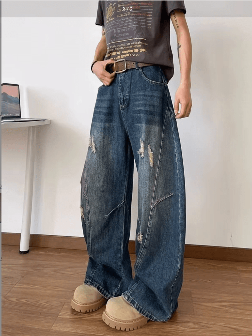 RDMCLOTHINGART tapestry hoodie DESIGNER JEANS-8002