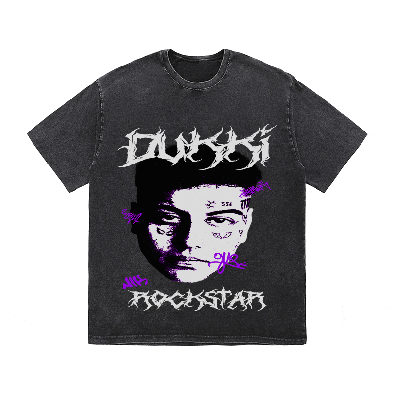 RDMCLOTHINGART tapestry hoodie DUKI HEAVY WEIGHT COTTON TEE-8876