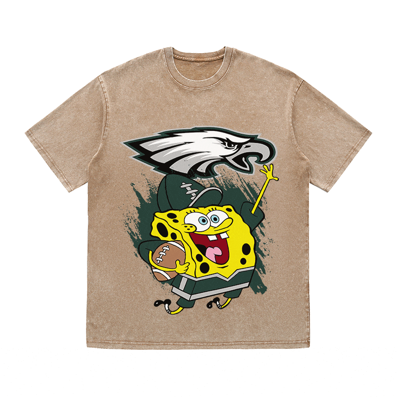 RDMCLOTHINGART tapestry hoodie EAGLES HEAVY WEIGHT COTTON TEE-8804