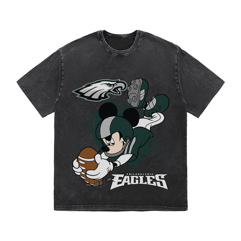 RDMCLOTHINGART tapestry hoodie EAGLES HEAVY WEIGHT COTTON TEE-8806