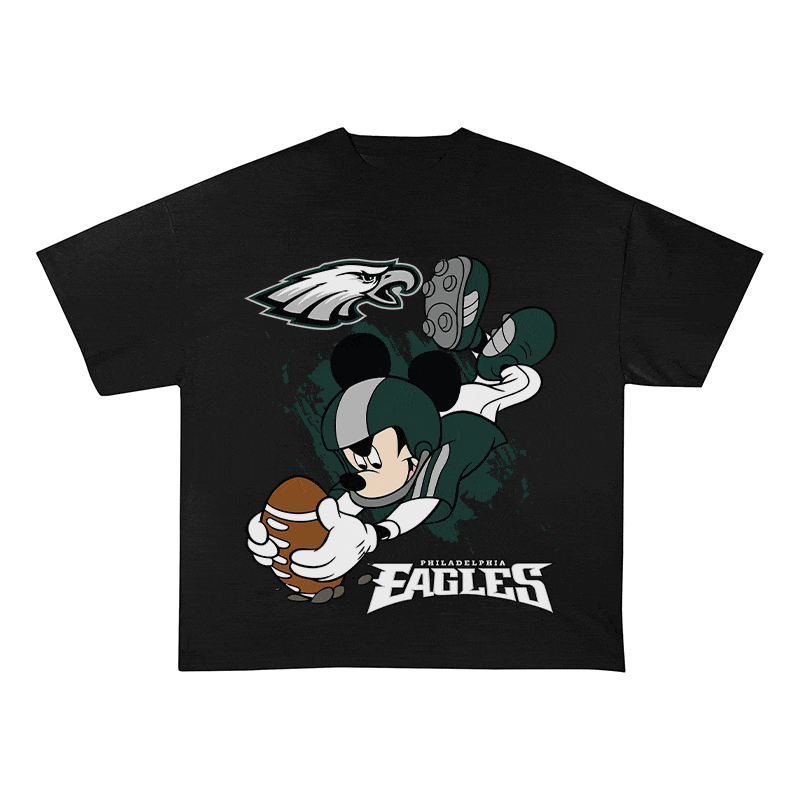 RDMCLOTHINGART tapestry hoodie EAGLES HEAVY WEIGHT COTTON TEE-8806