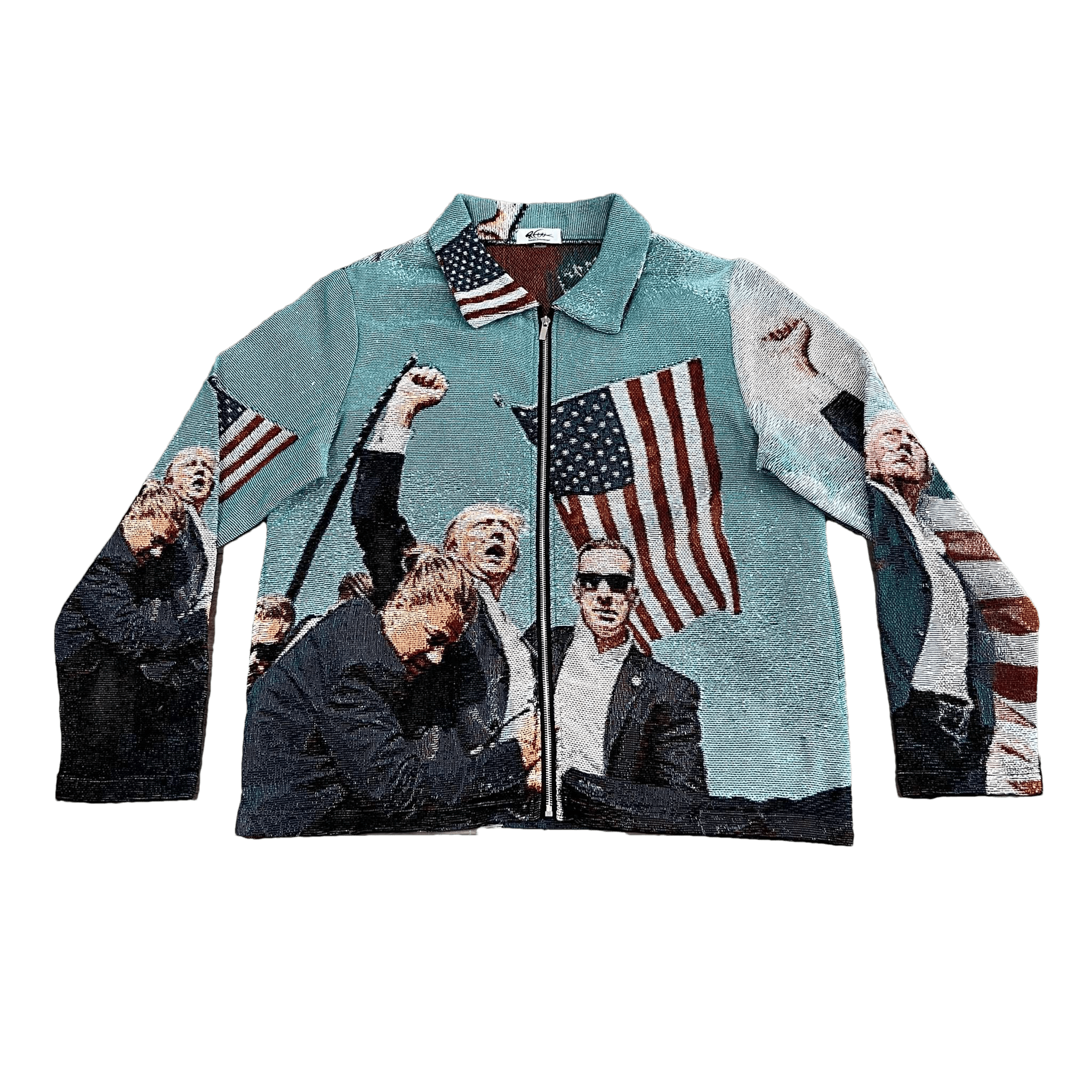 RDMCLOTHINGART tapestry hoodie FIGHT US TAPESTRY JACKET