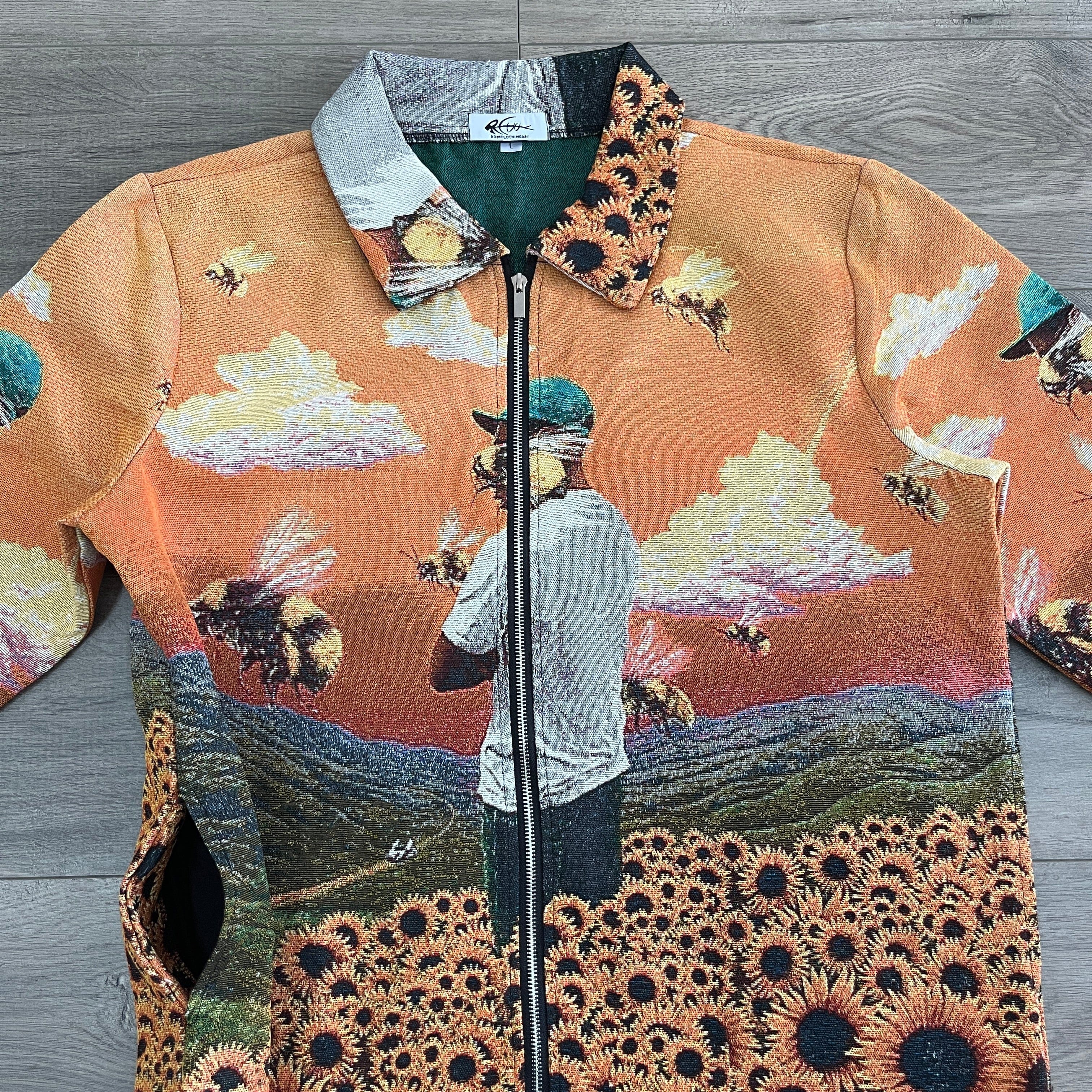 RDMCLOTHINGART tapestry hoodie FLOWER BOY TAPESTRY JACKET