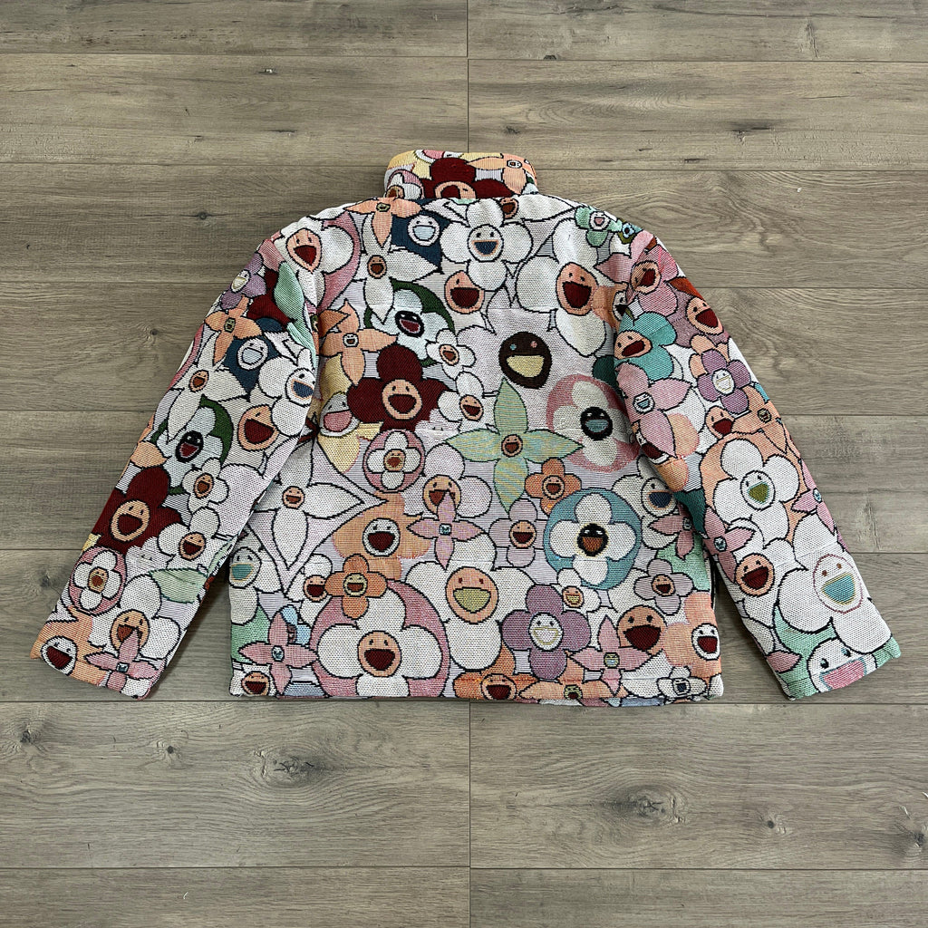 RDMCLOTHINGART tapestry hoodie FLOWER TAPESTRY COAT